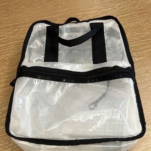 LeSportsac clear backpack